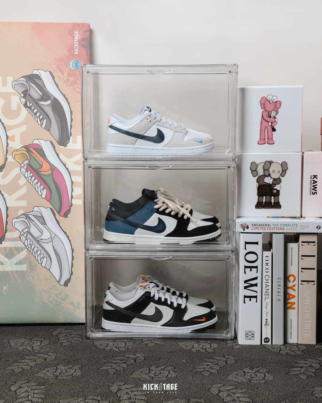 防御工事 T-FENCE REVOCASE 雙開磁吸透明展示鞋盒 展示盒 收納盒 三入一組【TFENCE-28】