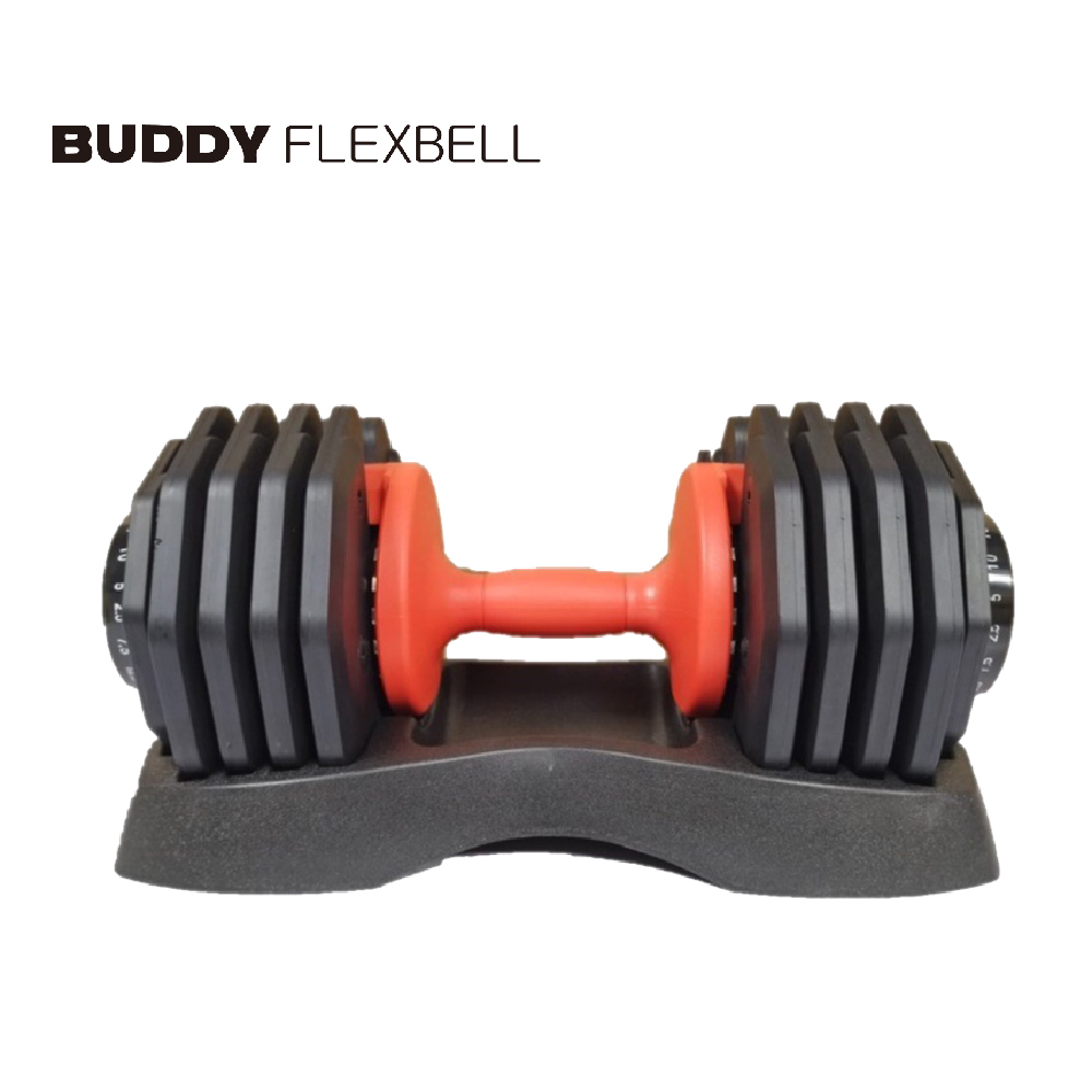 [台灣 Buddy Fitness]  可調式啞鈴-黑橘色25kg/2.5kg