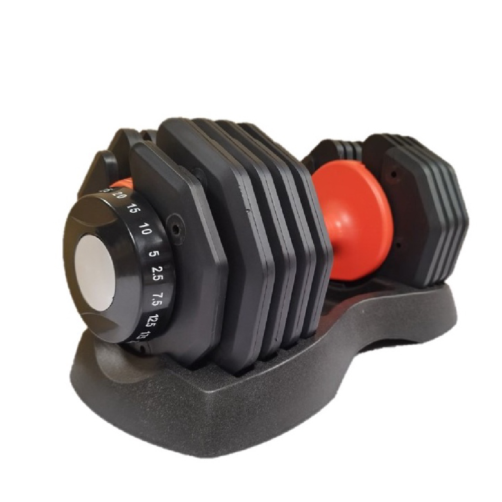 [台灣 Buddy Fitness]  可調式啞鈴-黑橘色25kg/2.5kg