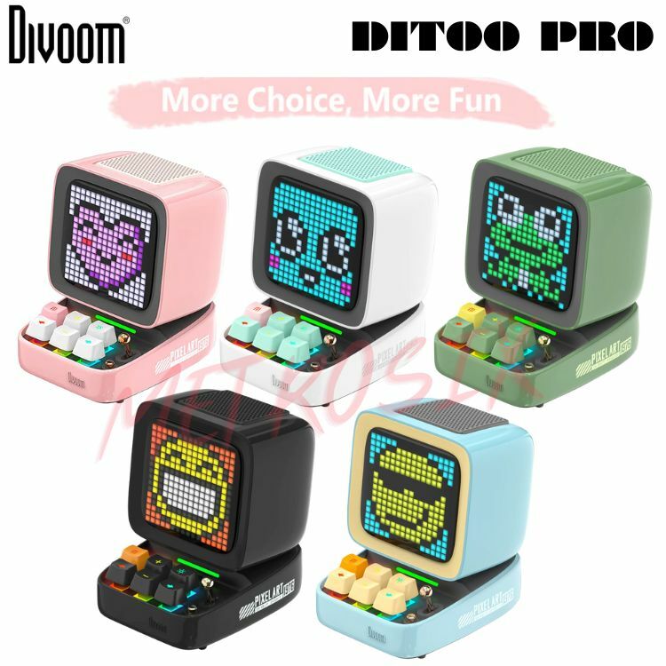 Divoom DITOO PRO / PLUS 像素藍牙喇叭#原裝香港行貨+保養