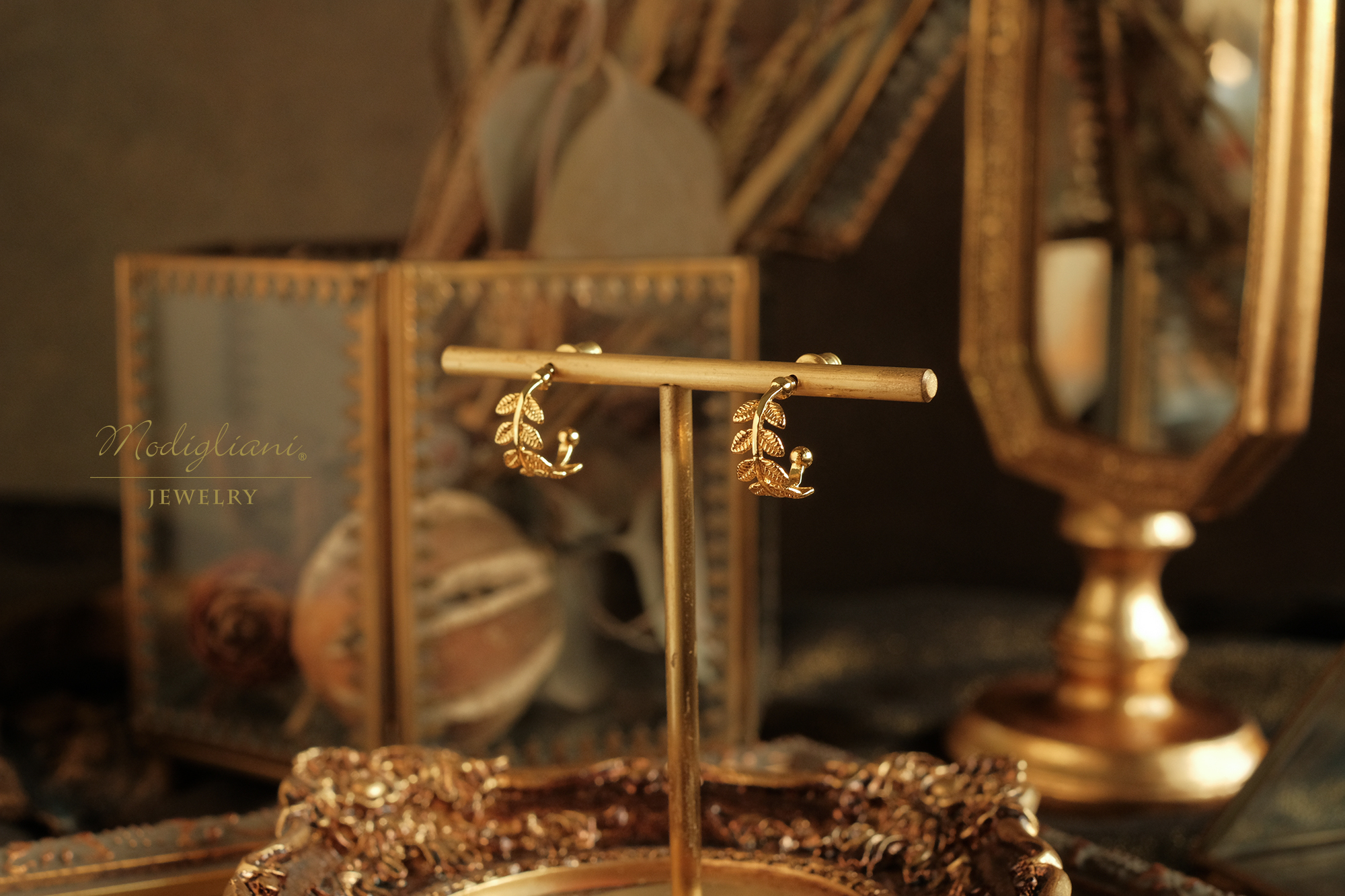 18KGP 森林秘境耳環