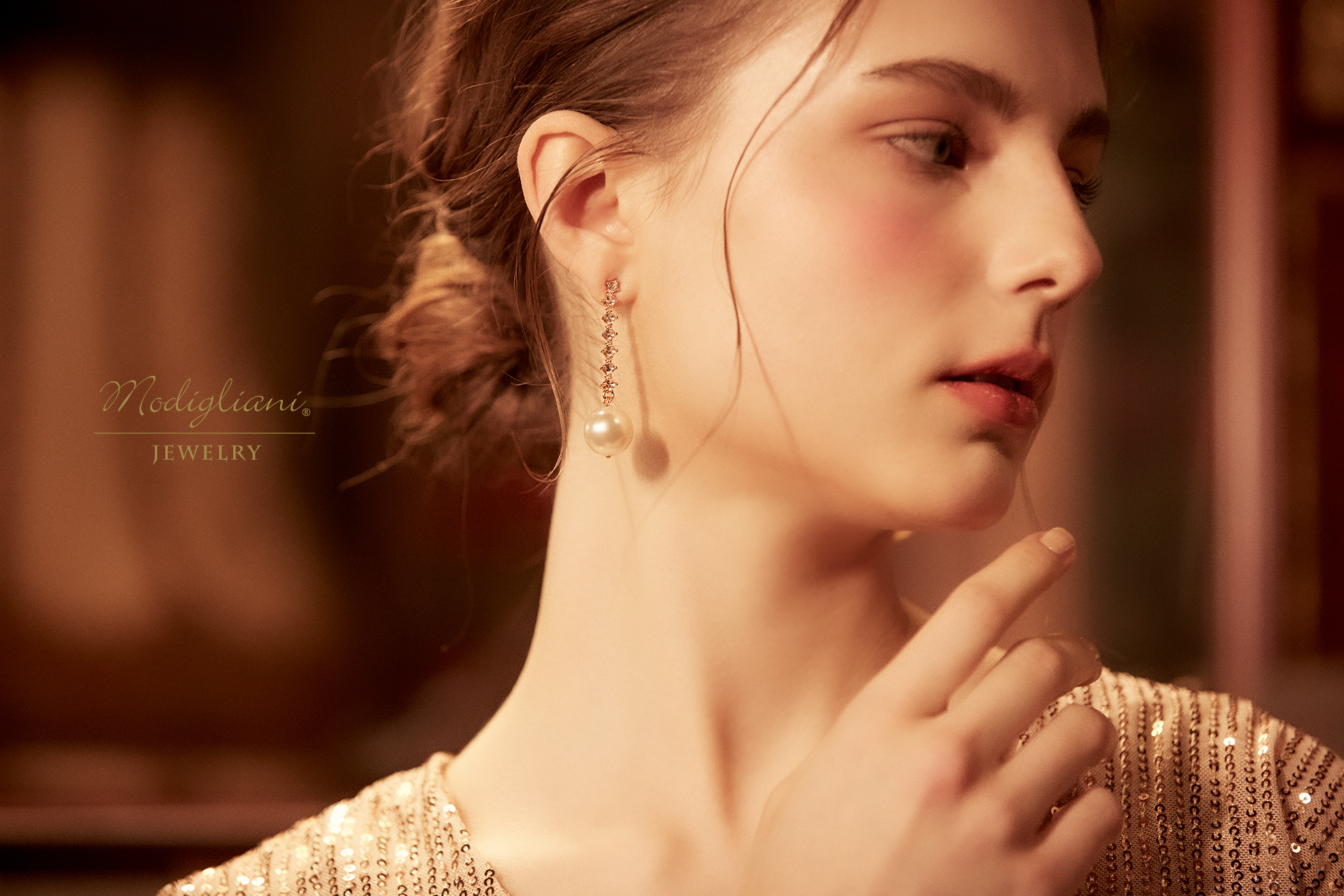 18KGP 光影流轉耳環