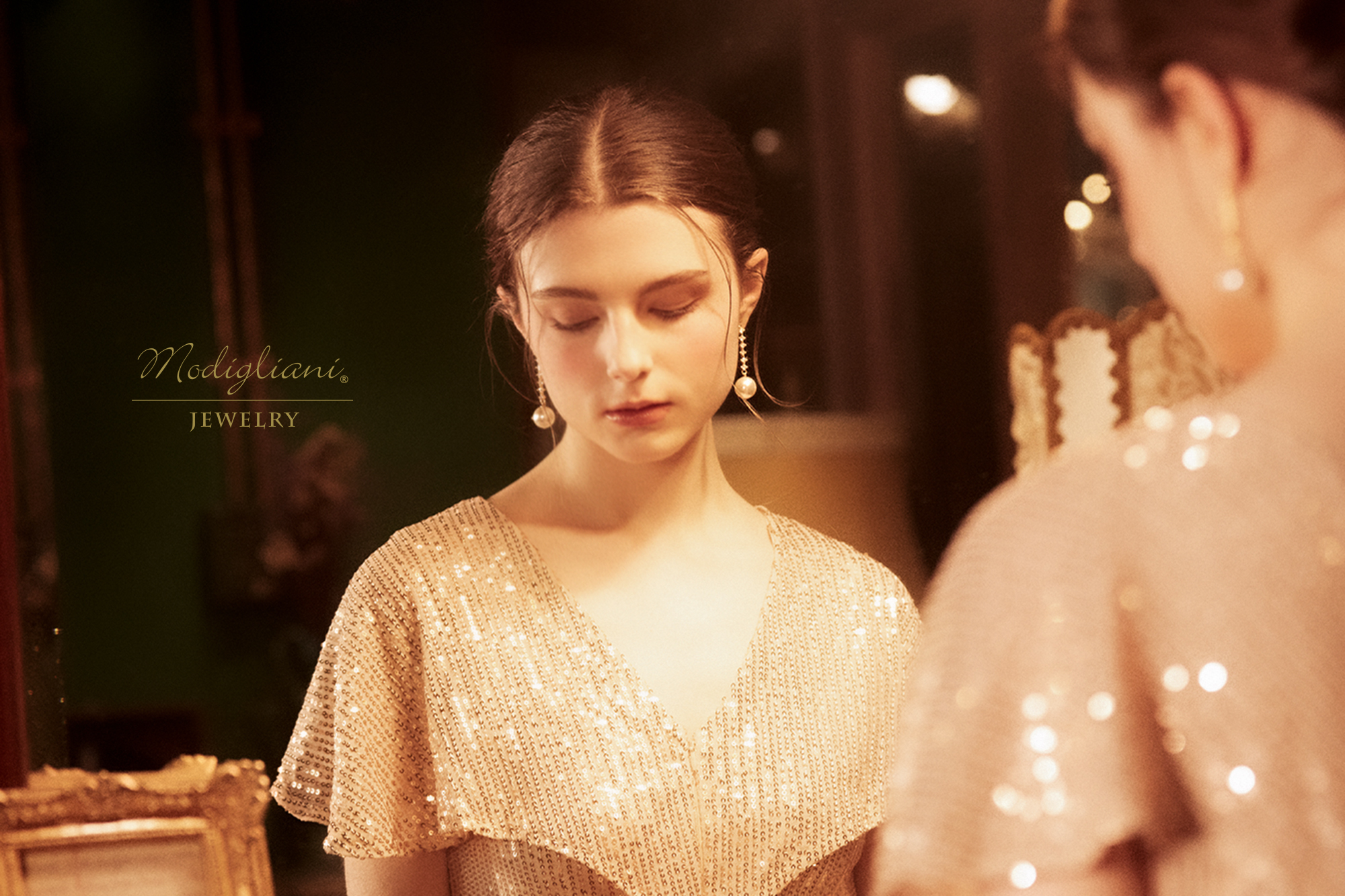 黃銅飾品,黃銅,施華洛世奇水晶珍珠,耳環,氣質,18K金,鋯石