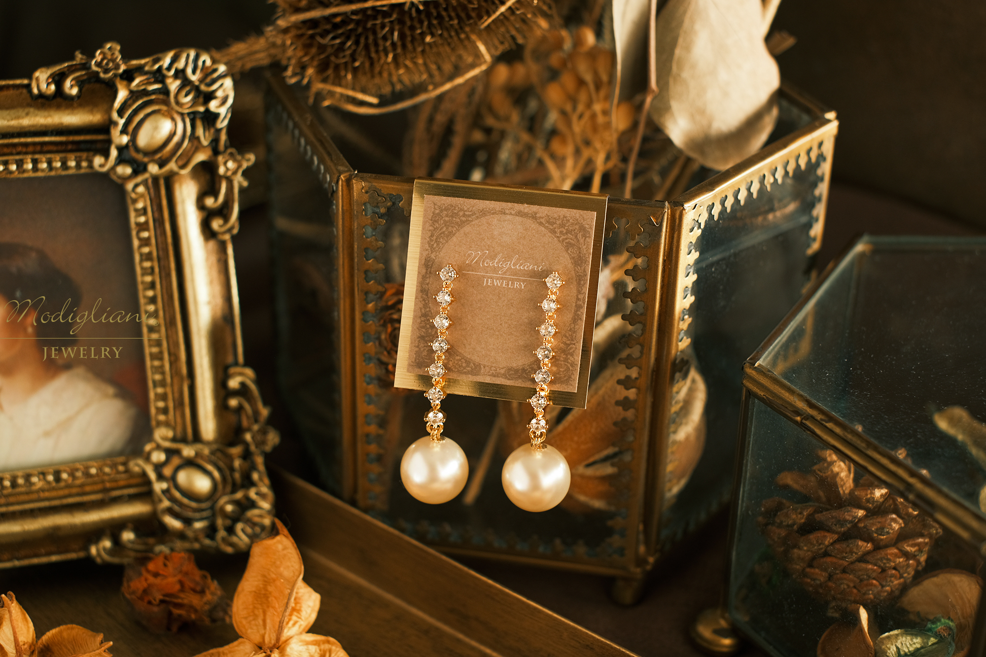 黃銅飾品,黃銅,施華洛世奇水晶珍珠,耳環,氣質,18K金,鋯石