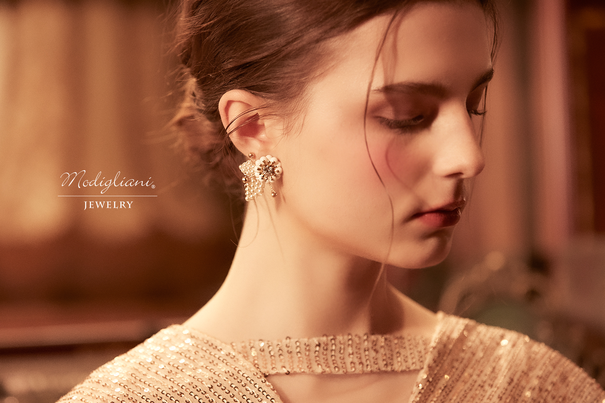 黃銅飾品,耳環,飾品,黃銅,繁複,鋯石,施華洛世奇水晶珍珠,花草,氣質