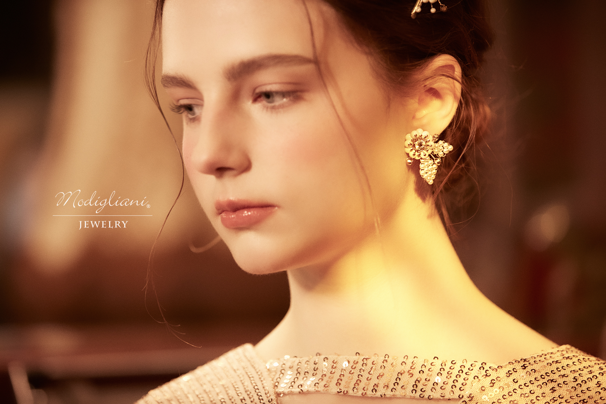 黃銅飾品,耳環,飾品,黃銅,繁複,鋯石,施華洛世奇水晶珍珠,花草,氣質