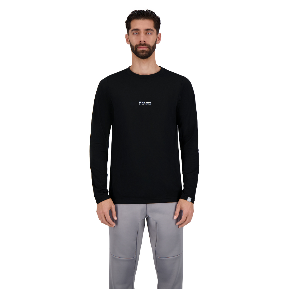 Mammut QD Logo Print Longsleeve T-shirts AF PRT1 男款 / 黑 (M10160103000253)