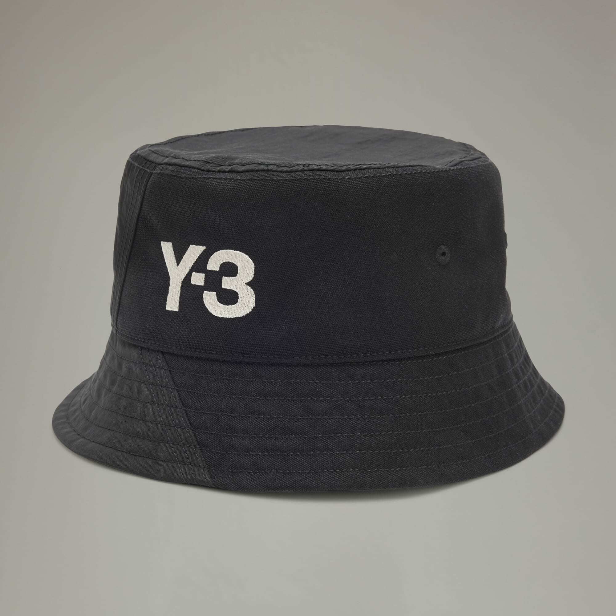【 Y-3 BUCKET HAT 拼接漁夫帽 - 黑 】