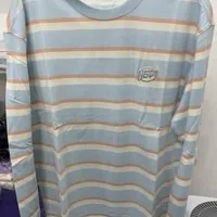 [S] NERDY STRIPE L/S T-SHIRT (NERDY ORIGIN FIT),SKY BLUE, PNES23KF401406 (SN317)
