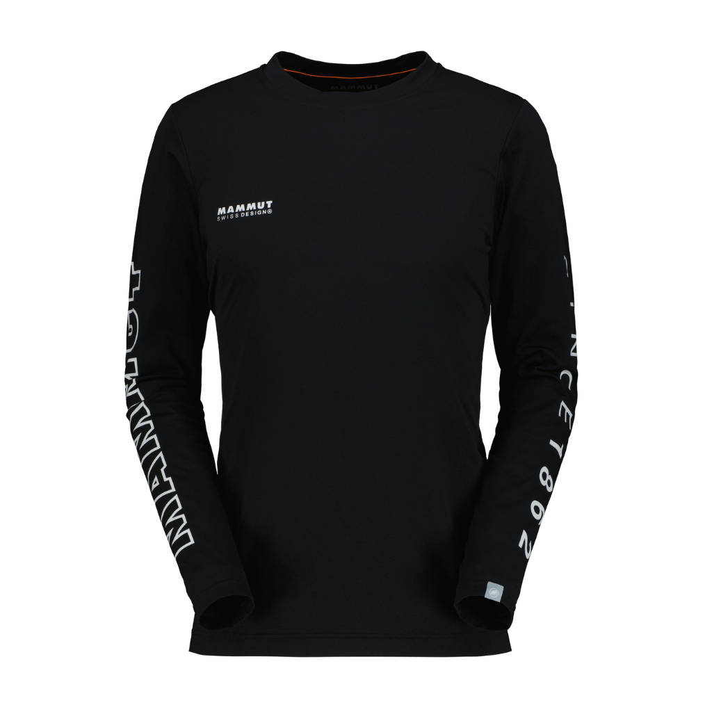 Mammut QD Logo Print Longsleeve T-shirts AF PRT3 男款 / 黑 (M10160103000255)