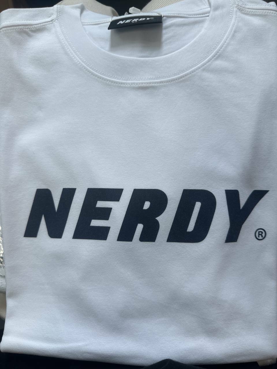 [S] NERDY BIG LOGO S/S T-SHIRT (NERDY ORIGIN FIT),NAVY, PNES23KG121603 (SN318)