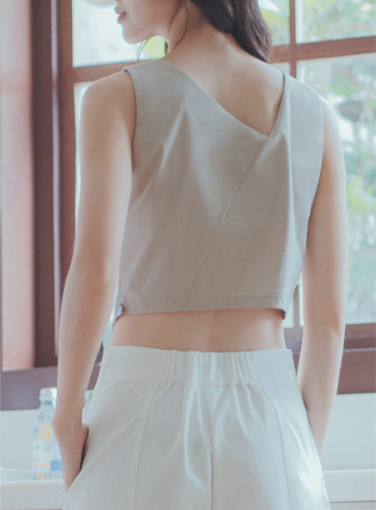 BME2533 輕假期短版bra top