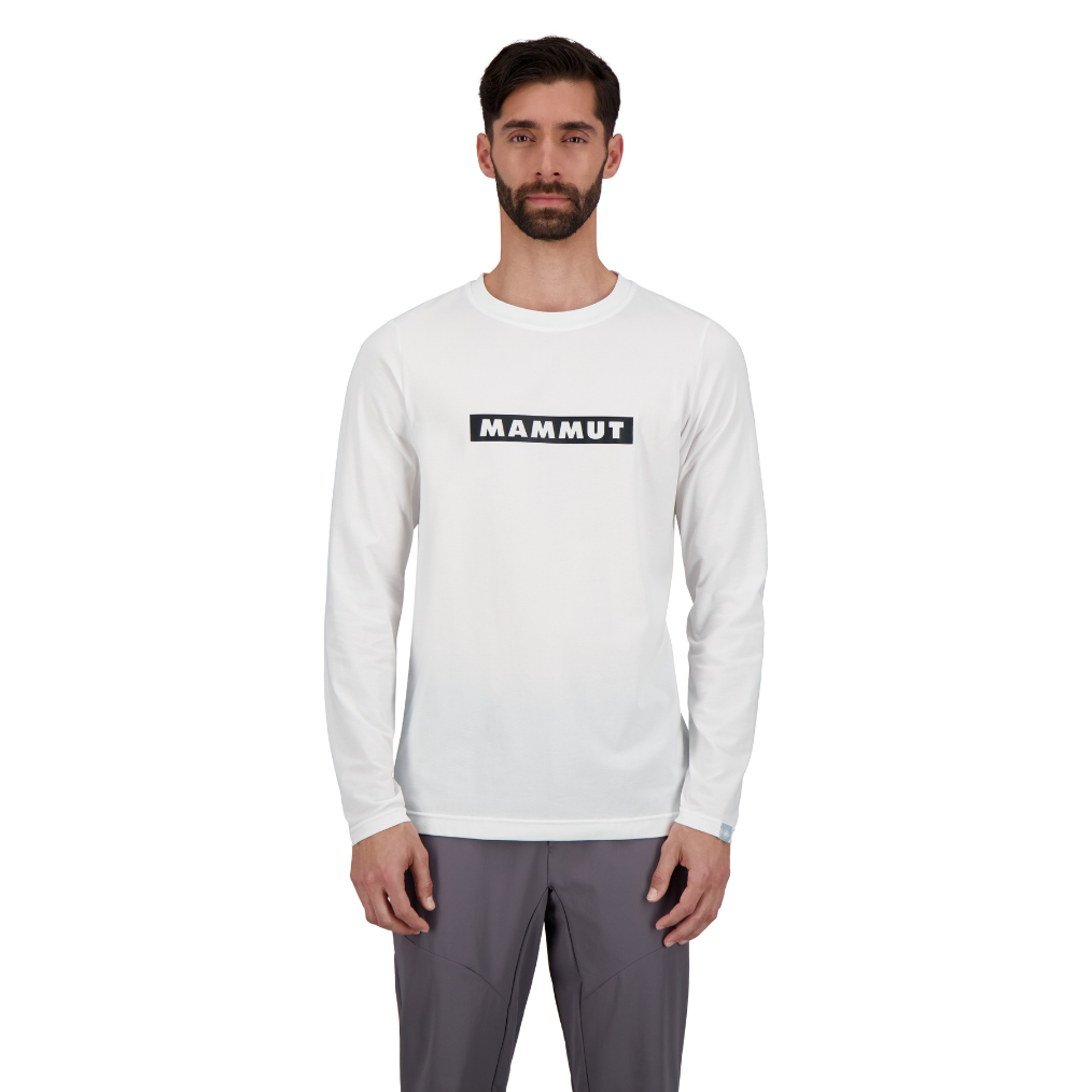 Mammut QD Logo Print Longsleeve T-shirts AF PRT2 男款 / 白 (M10160103000472)