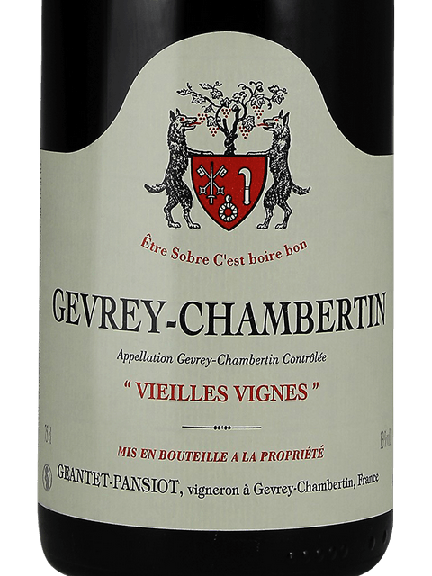 Geantet Pansiot Gevrey Chambertin Vieilles Vignes 2021