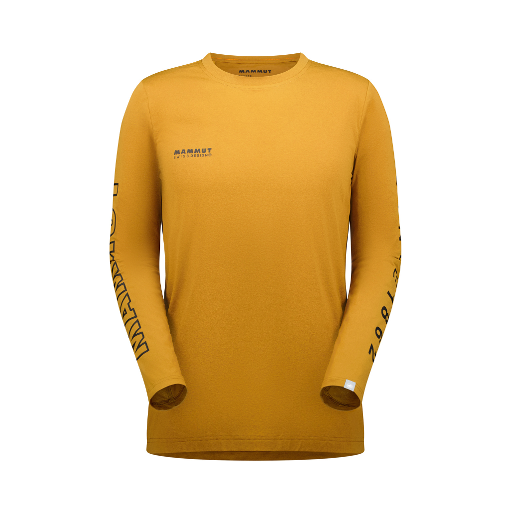 Mammut QD Logo Print Longsleeve T-shirts AF PRT3 男款 / 獵豹褐 (M1016010307505)