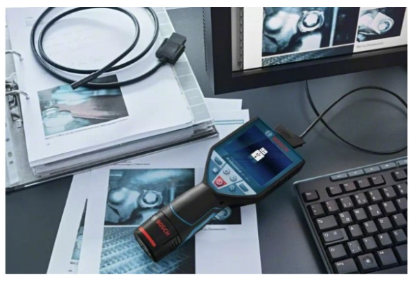 "BOSCH"(10.8V鋰電)充電式內窺鏡(光學瞄準鏡)(測量長度120Cm)