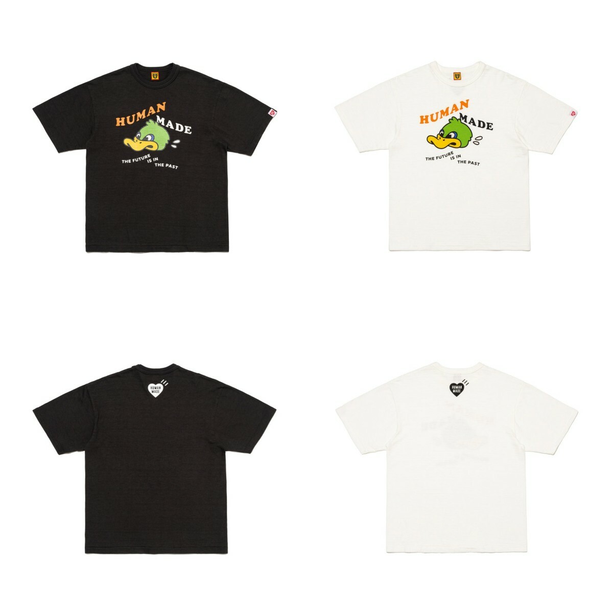 現貨，黑色L┃HUMAN MADE GRAPHIC T-SHIRT 竹節棉 天竺棉 鴨子 短T