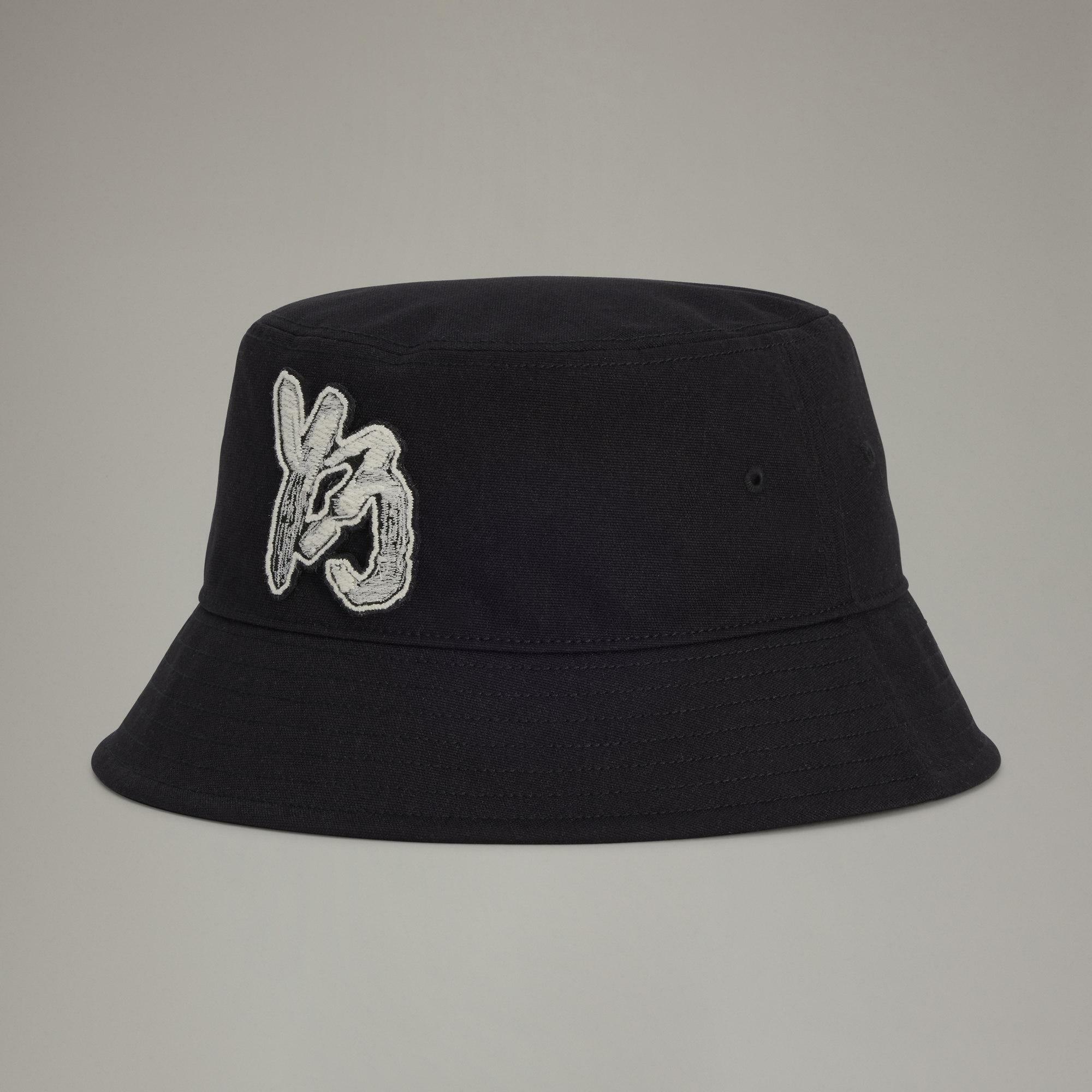Y-3 BUCKET HAT 刺繡漁夫帽- 黑】