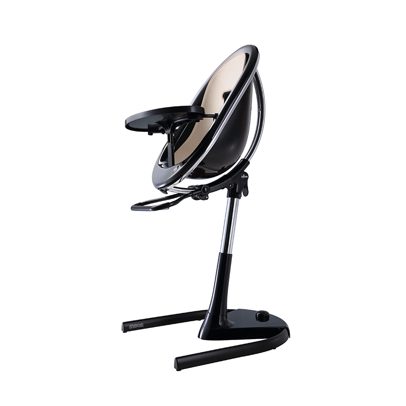 mima moon 時尚成長型高腳椅-曜石黑