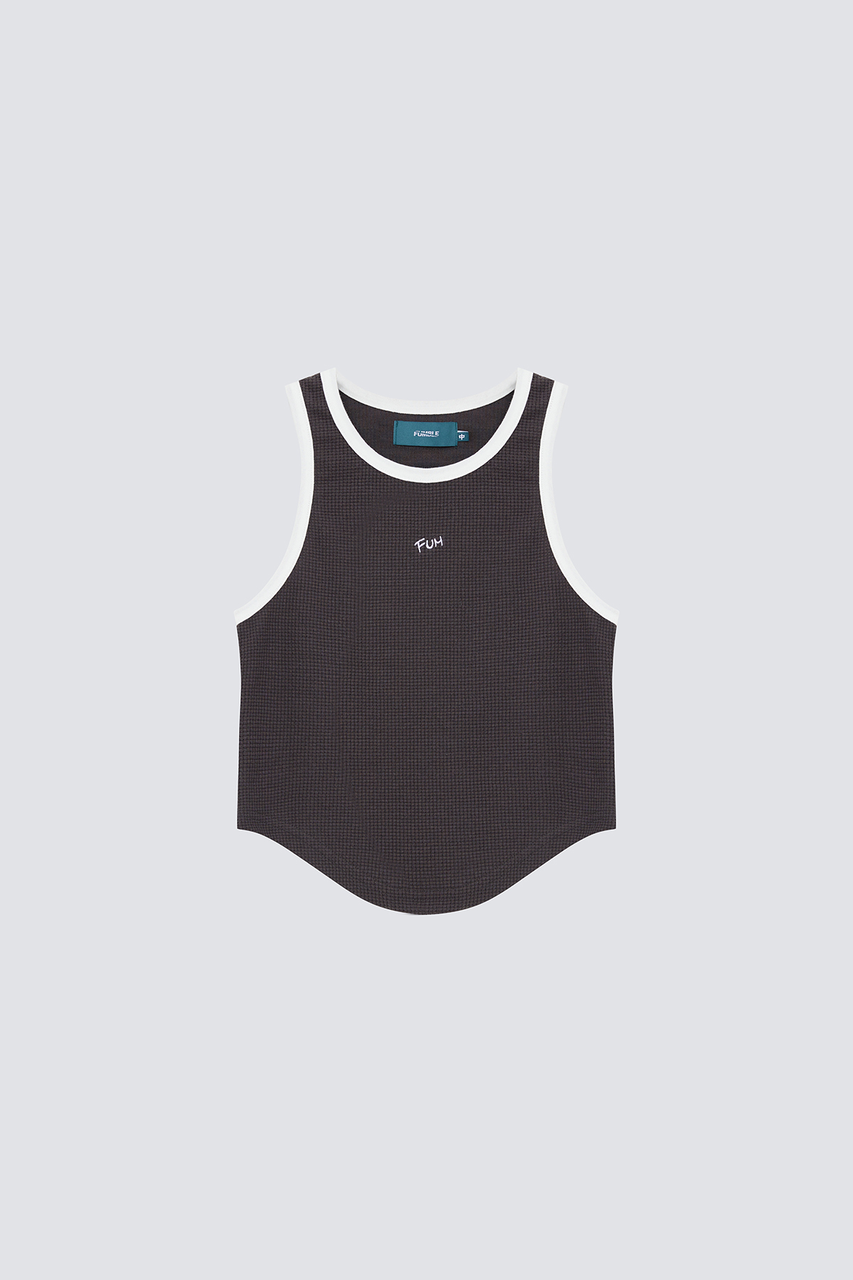Women's Waffle Tank Tops｜Mineral Grey｜Hong Kong Original Design