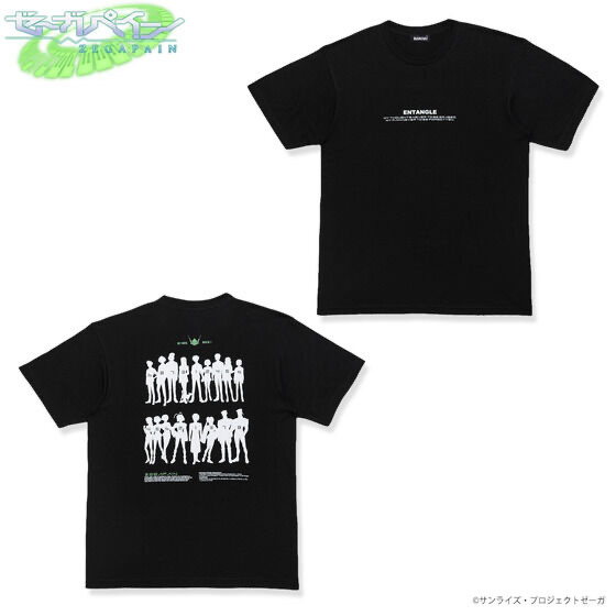 Pbandai 預訂2023/10月 ゼーガペイン Tシャツ シルエット柄 Tee