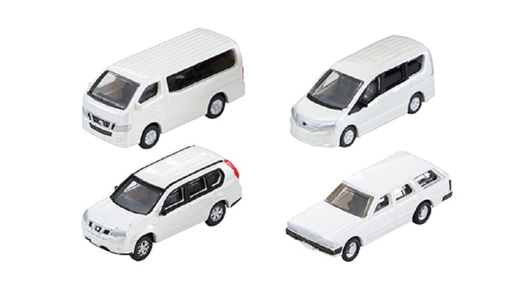 Tomytec 323693 N規 車輛系列 基本 白色.四輛