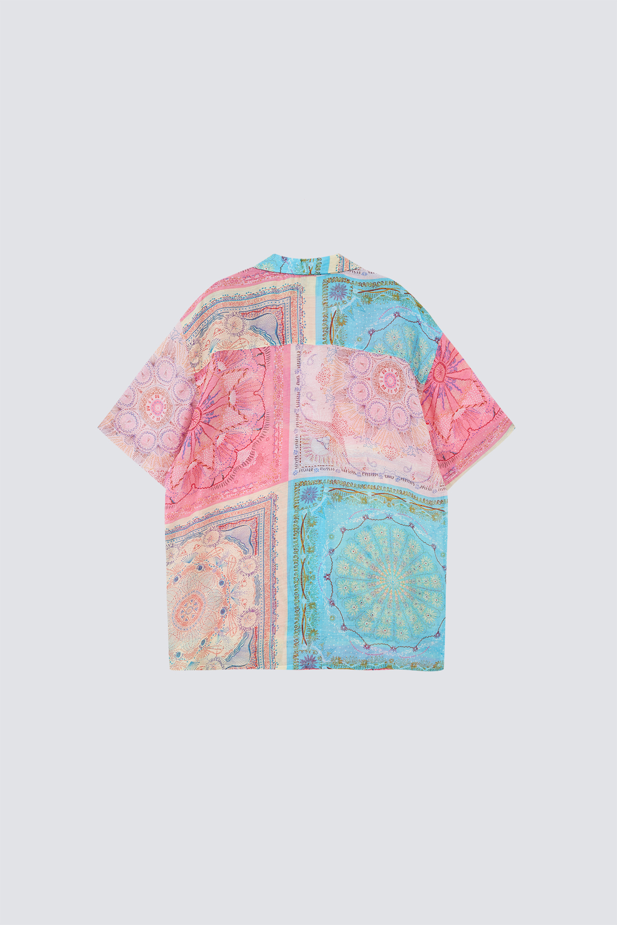 Paisley Linen Cotton Aloha Shirt｜Pink｜Hong Kong Original Design