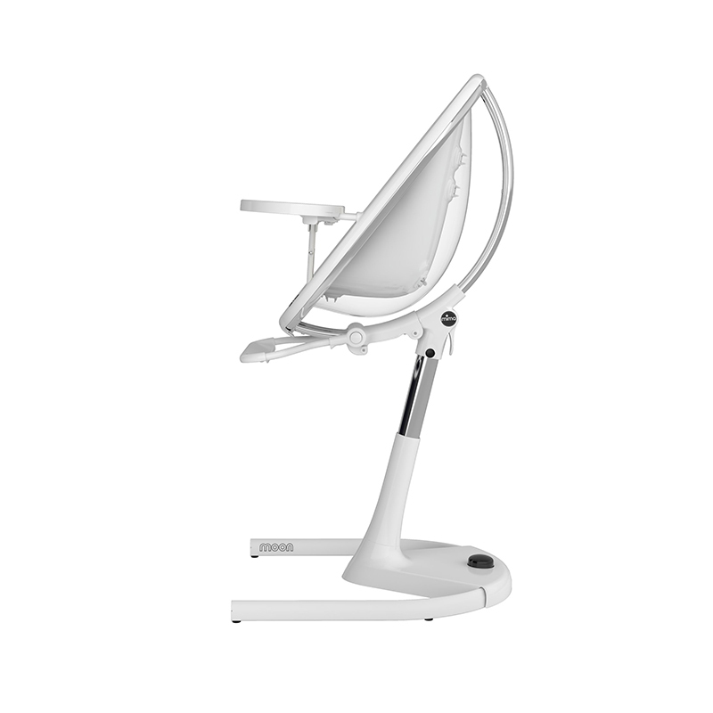 mima moon 時尚成長型高腳椅-冰雪白