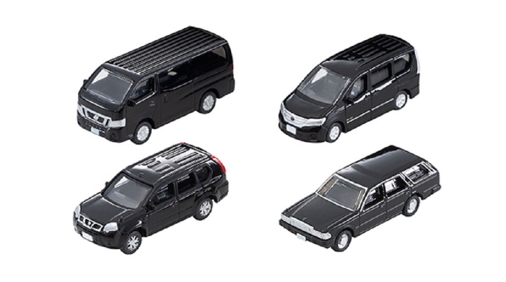 Tomytec 323709 N規 車輛系列 基本 黑色.四輛