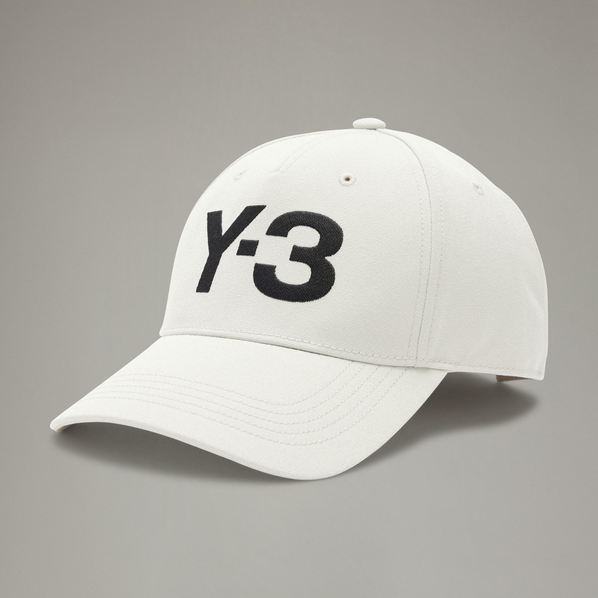 【 Y-3 LOGO CAP 經典LOGO棒球帽 - 灰白 】