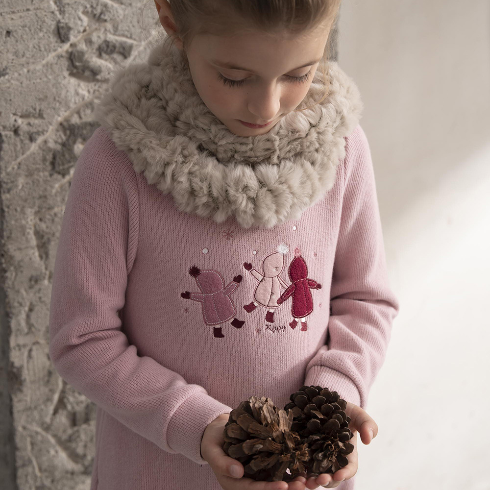 PIPPY 歡樂小女孩連身裙洋裝 粉紅