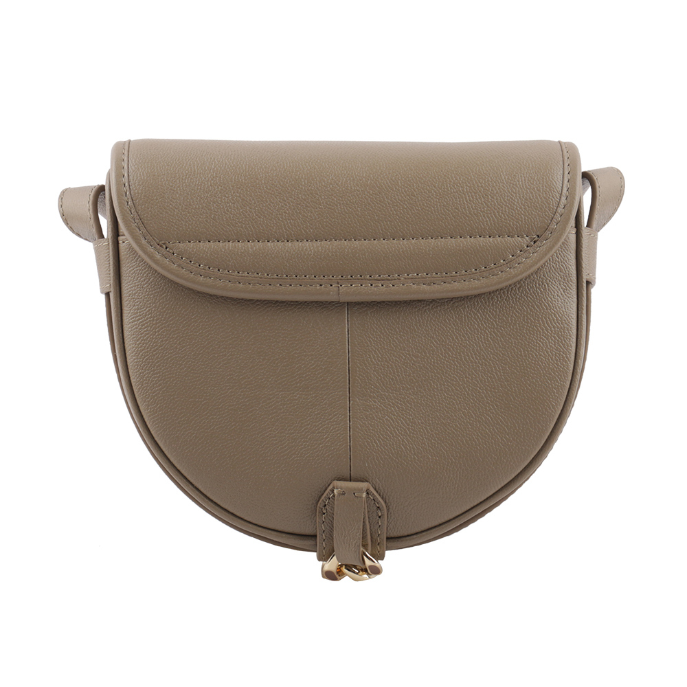 【SEE BY CHLOE】MARA BAG 牛皮小款斜背馬鞍包(灰色) CHS21WSB3938823W