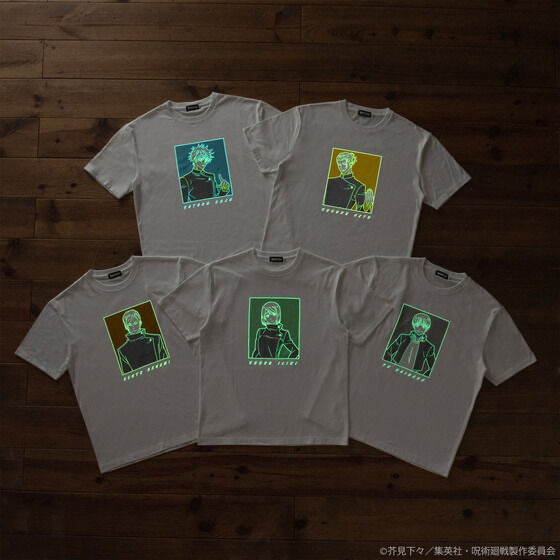 Pbandai 預訂2023/11月 呪術廻戦　暗いところで光る！Tシャツ（全5種）