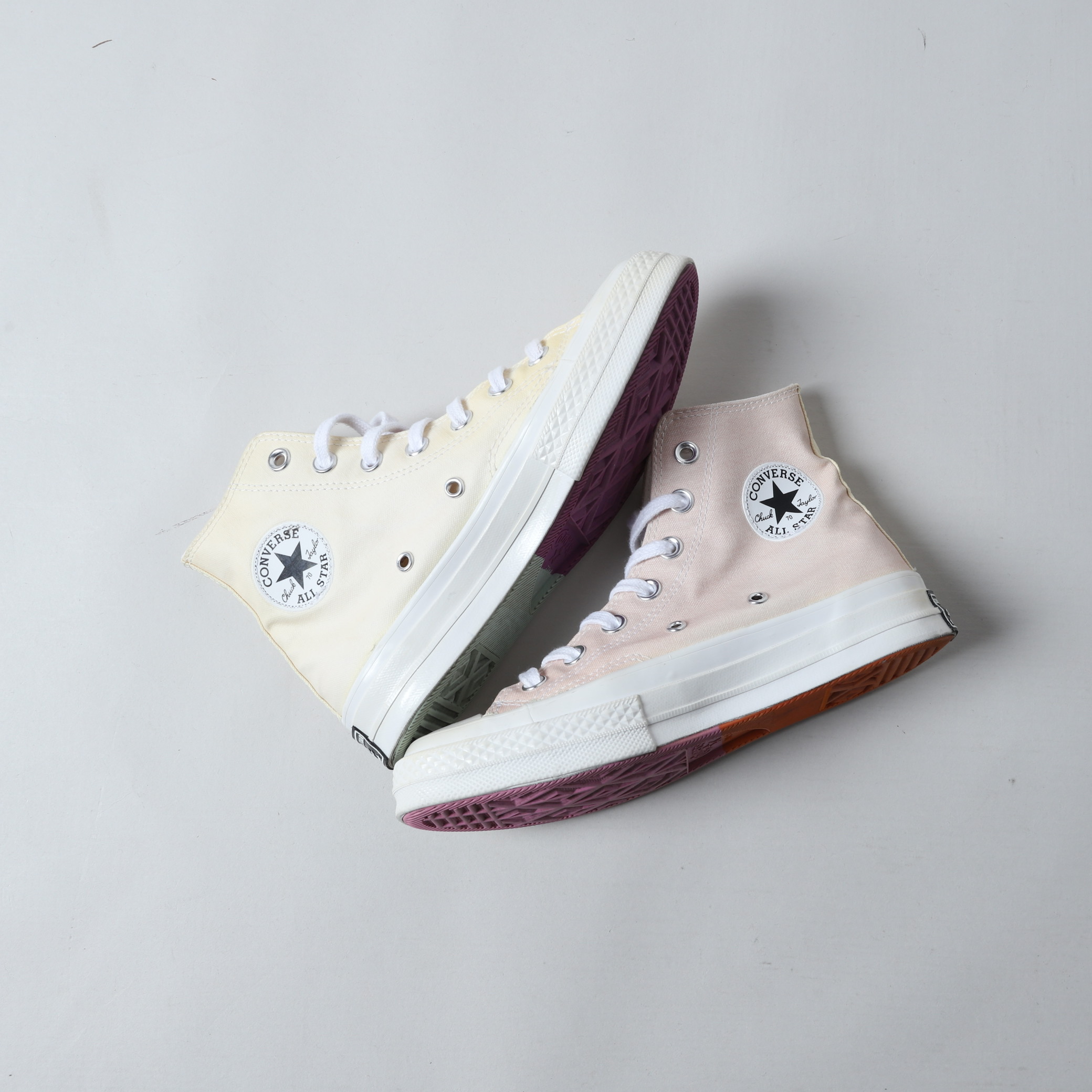 【二手 US4/23CM】CONVERSE CHUCK TAYLOR ALL-STAR 70S 高筒 CHINATOWN MARKET UV 紫外線 感光變色 【166598C】