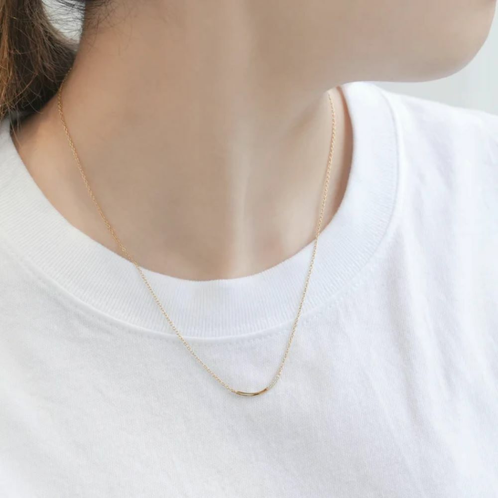 【me.luxe】SV微笑鋯石鍊