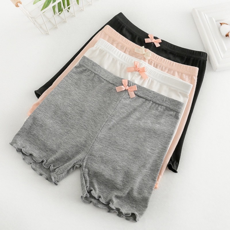 莫代爾木耳邊蝴蝶結安全褲