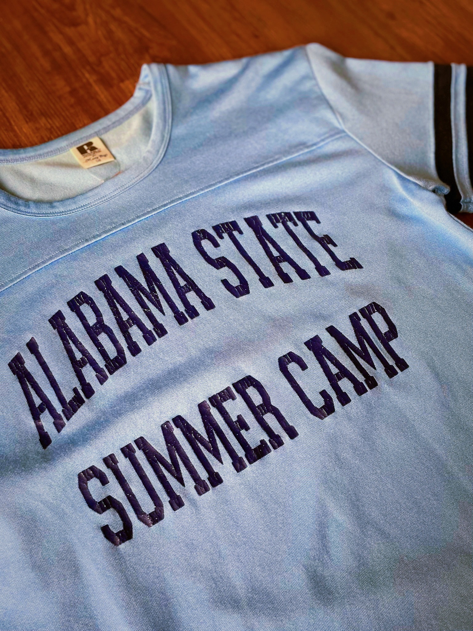 Vintage T-shirt / 古著RUSSELL ATHLETIC 阿拉巴馬州大夏令營滾邊短Ｔ