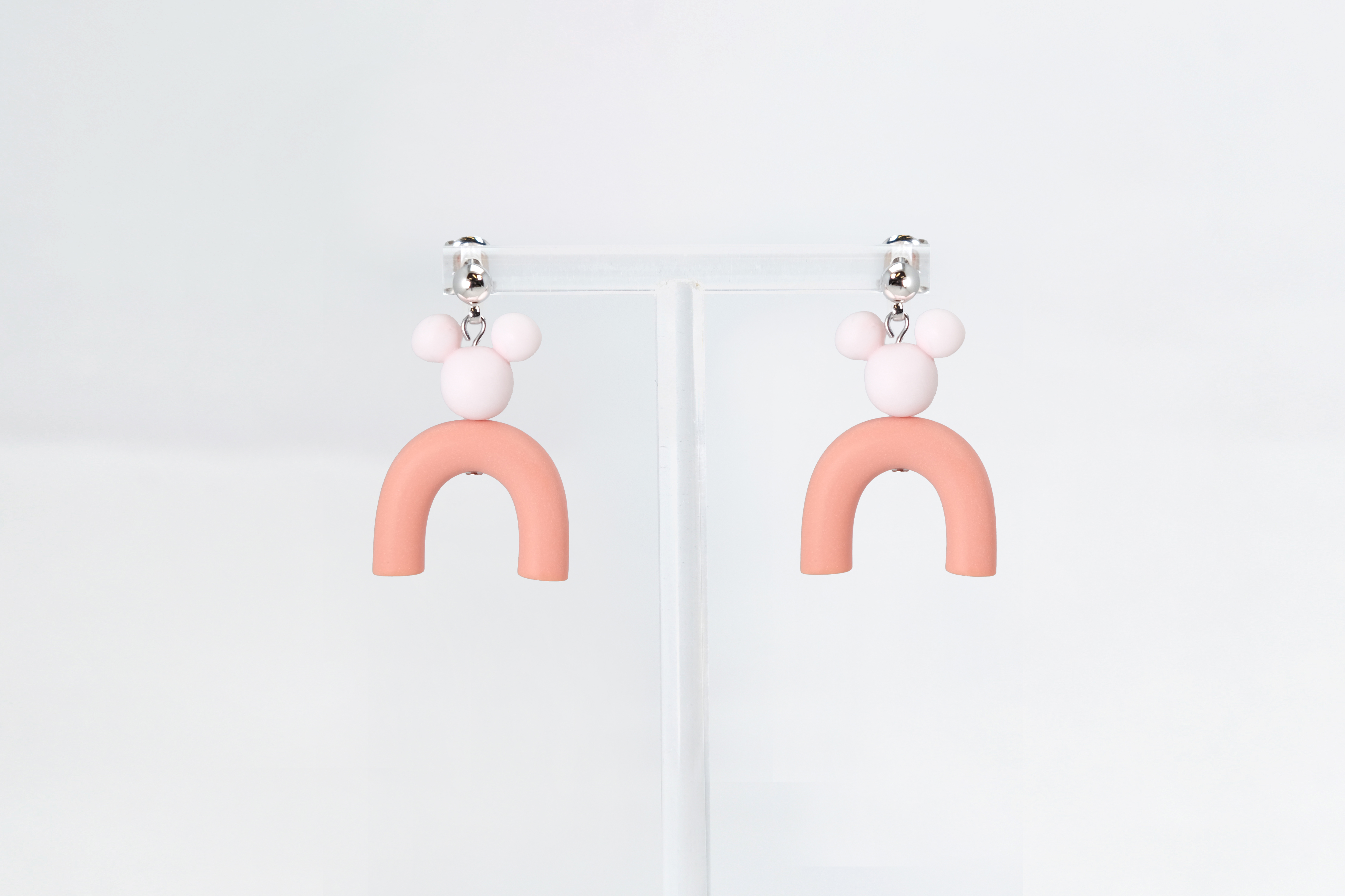 Mickey Beans Macaroni Pendant Earring