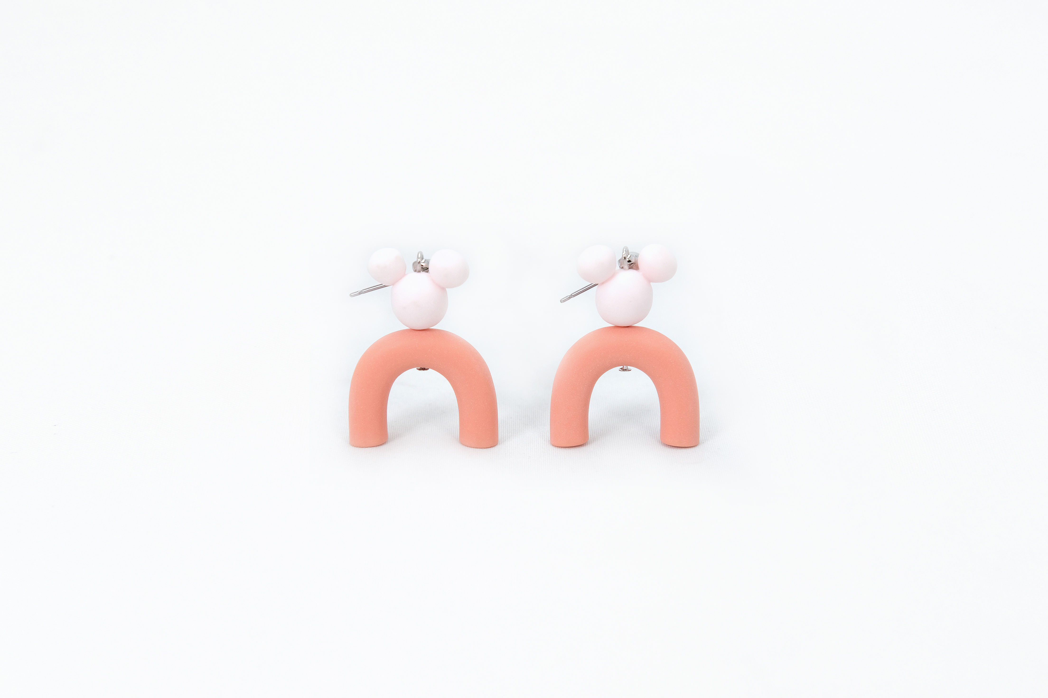 Mickey Beans Macaroni Pendant Earring