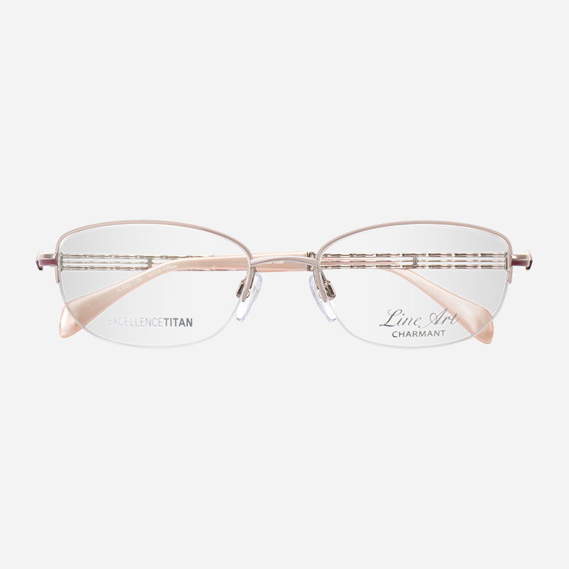 Charmant LineArt Etude系列小臉復古純鈦半框女款眼鏡XL2929｜幸子眼鏡