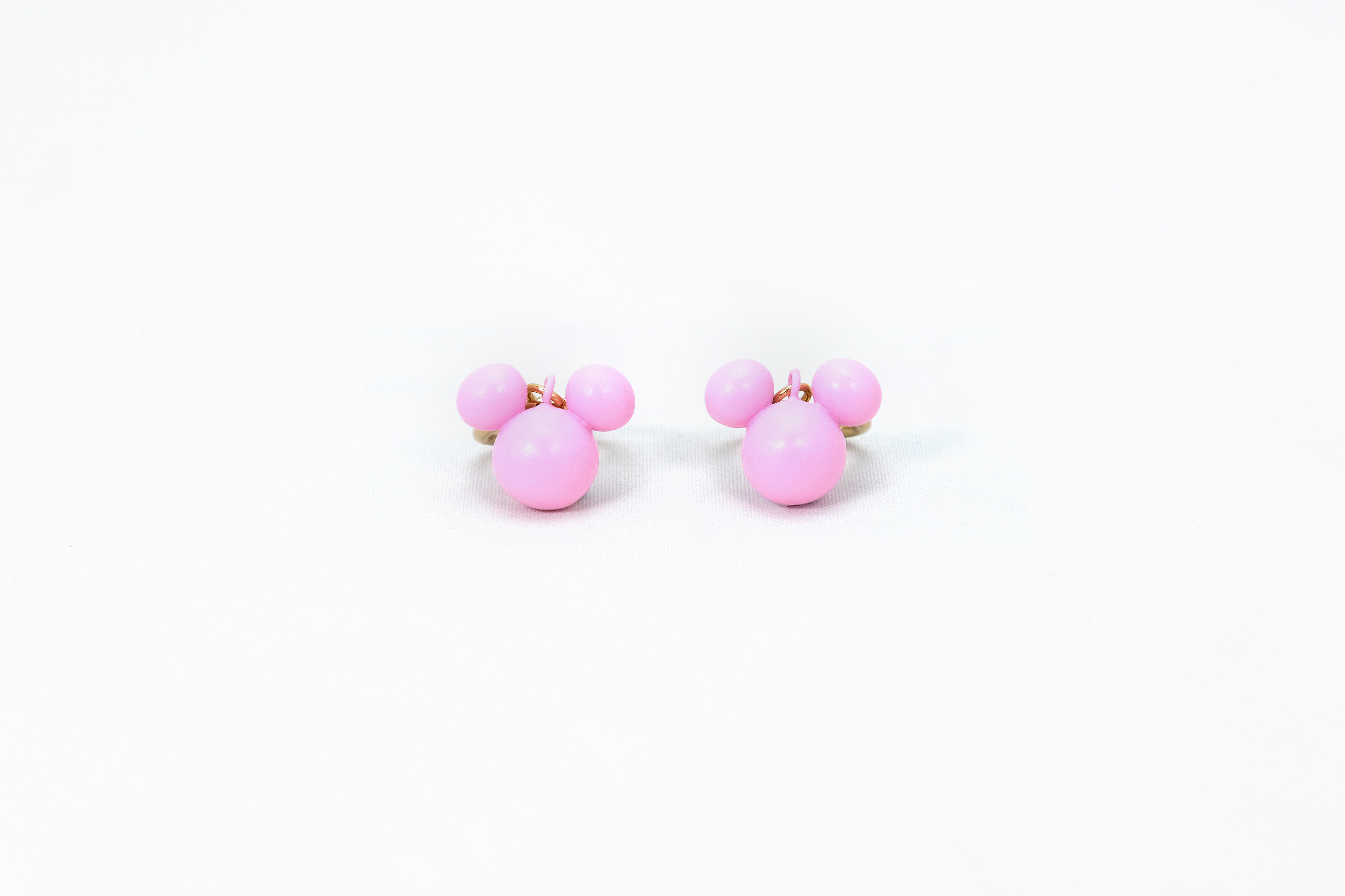 Mickey Beans Pendant Earring