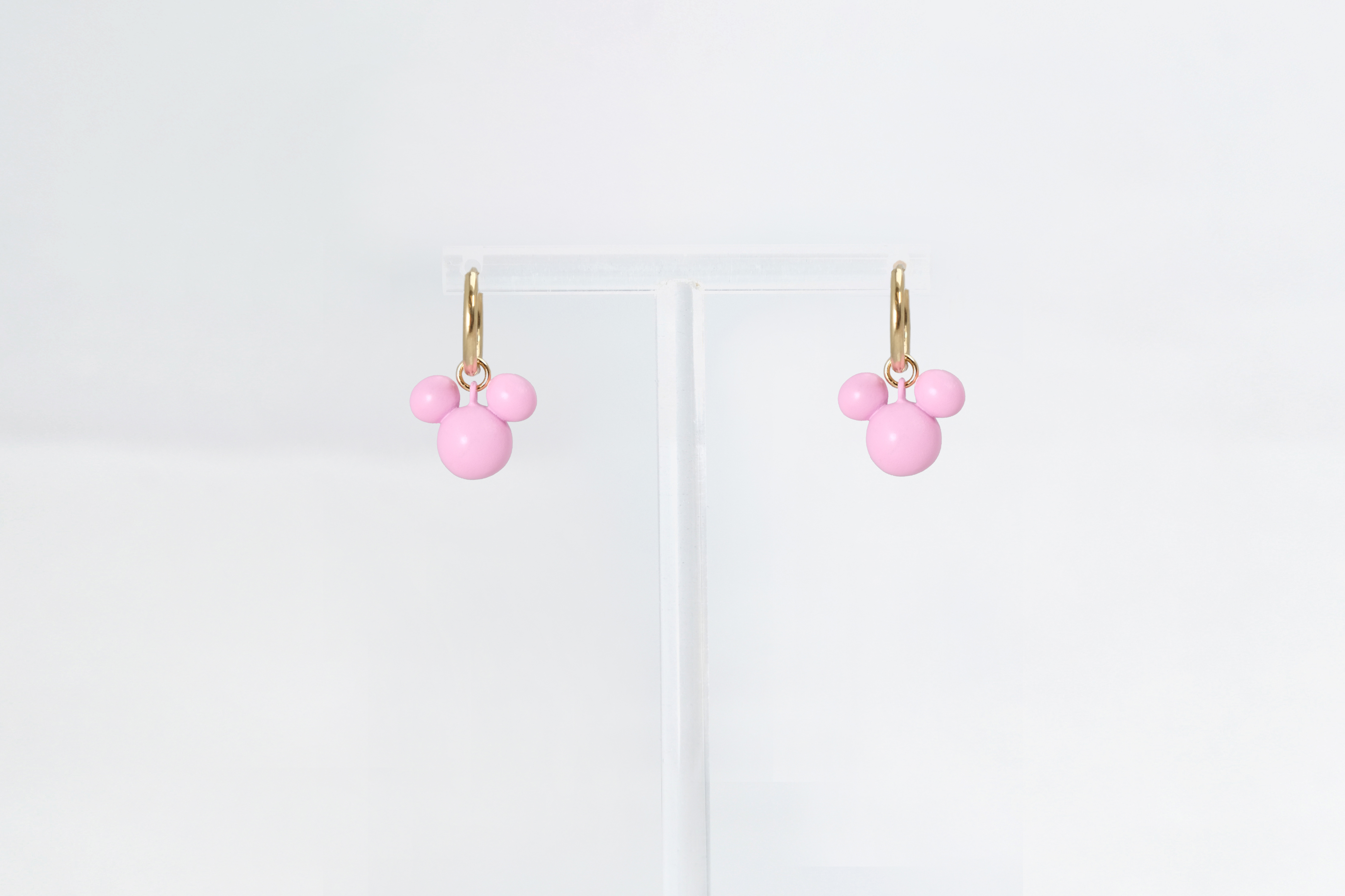 Mickey Beans Pendant Earring