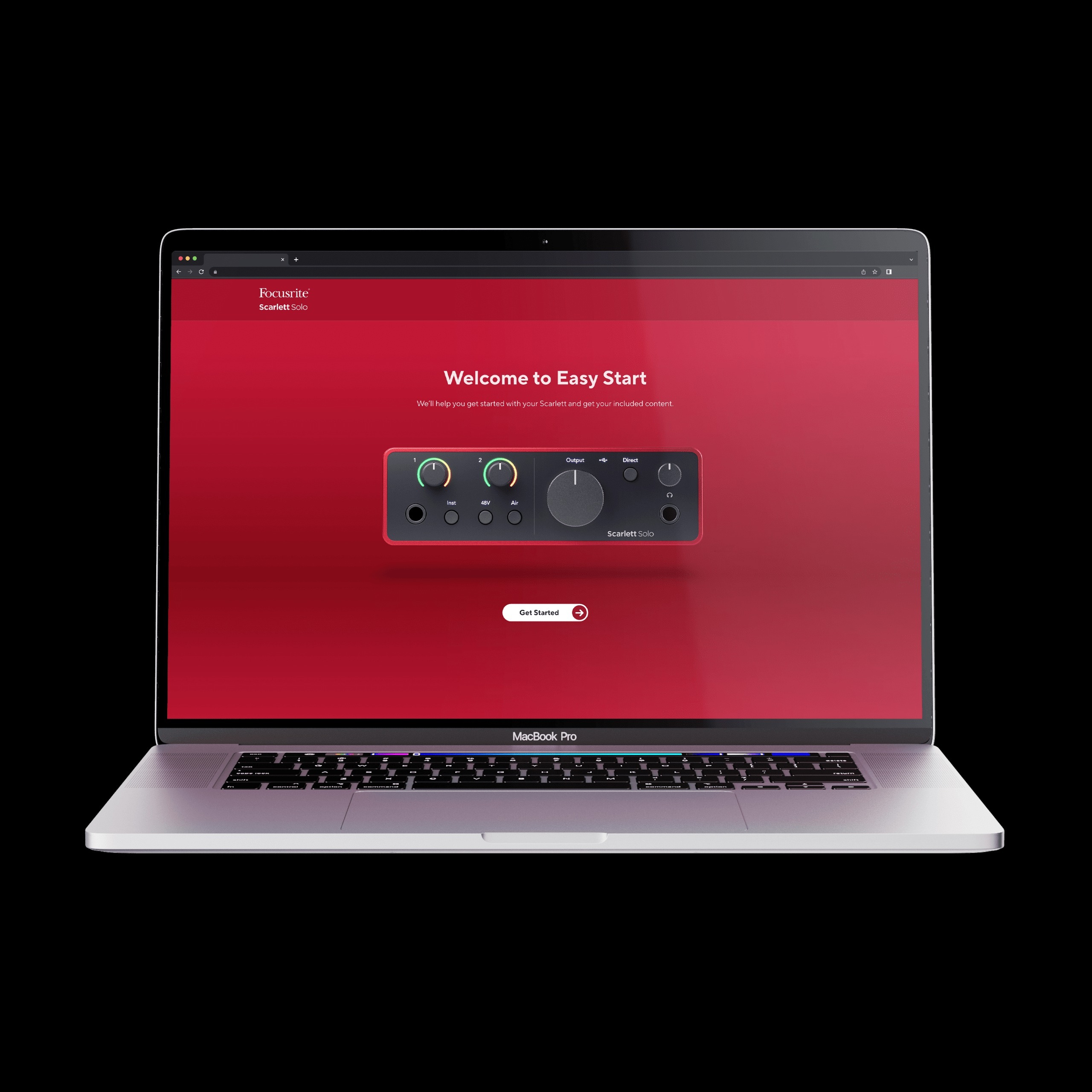 Scarlett Solo 產品外盒與內容物一覽