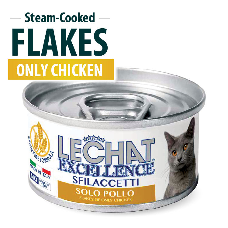 Lechat Excellence |純雞肉薄片主食湯罐80g  (LE-0813)