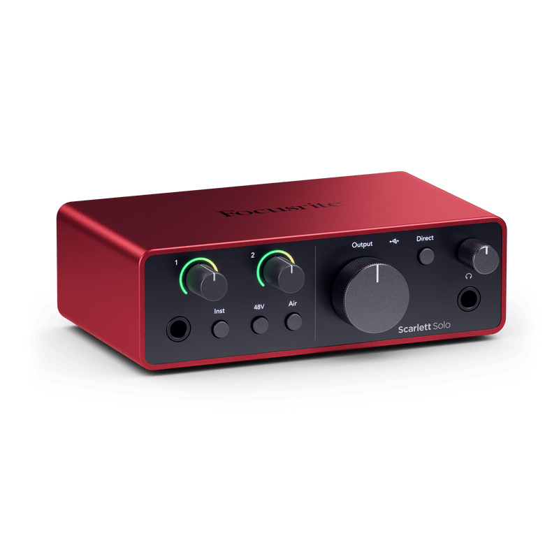 第四代 Focusrite Scarlett Solo Studio 4th Gen 套組