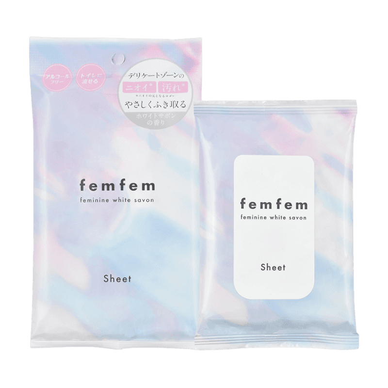 femfem Femfem女性擦拭巾[敏感部位擦拭巾] (3件裝) 
