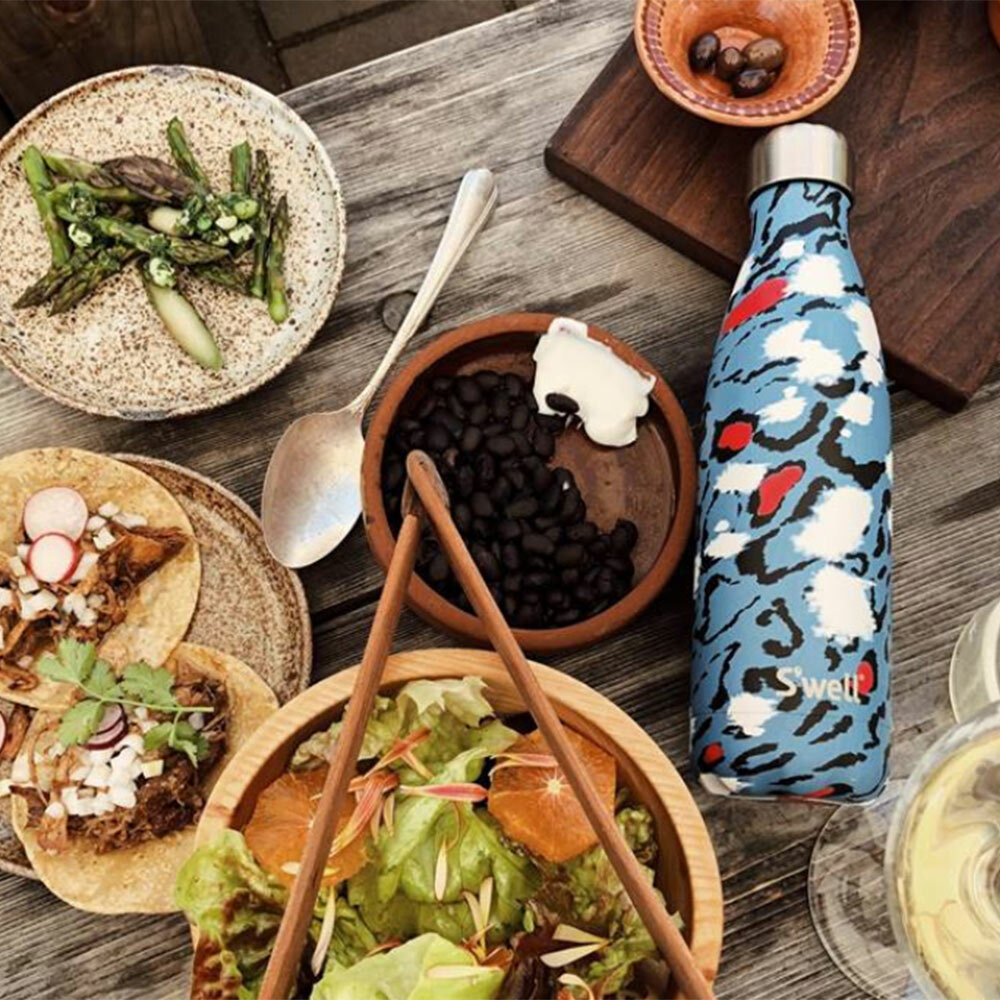 S'well Exotics-Azure Leopard-17oz(500ml)