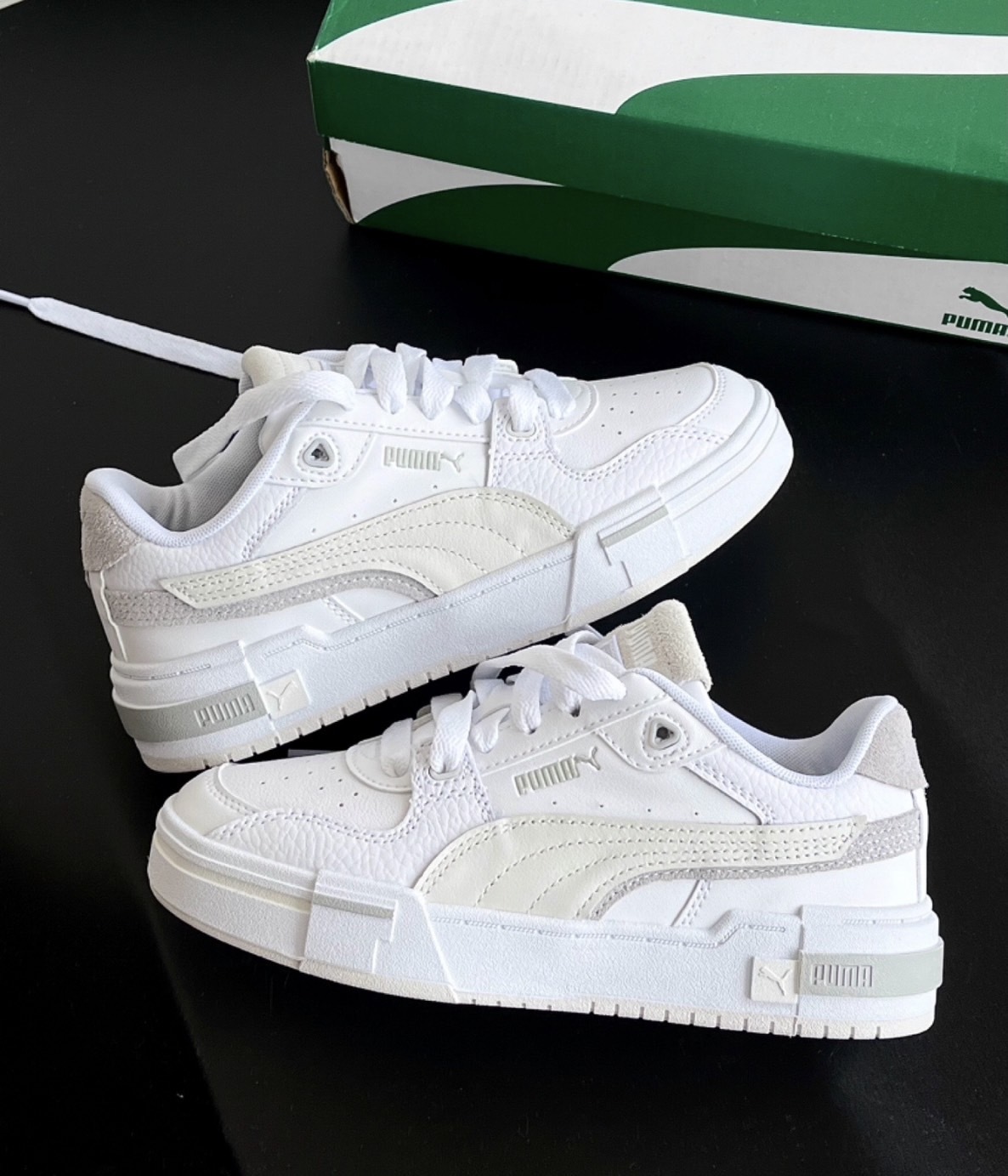 PUMA CA PRO GLITCH 白灰 拼接 休閒鞋