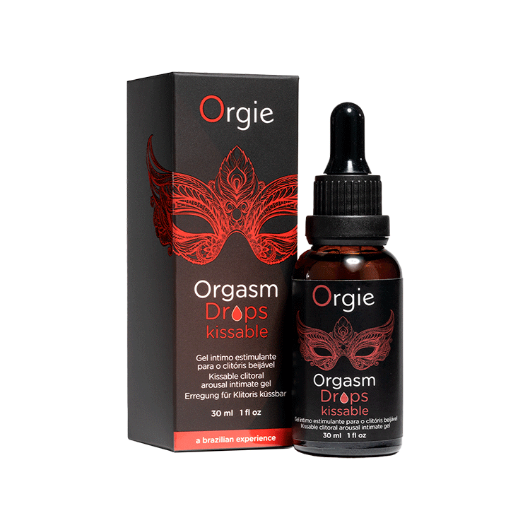 Orgie Orgasm Drops Kissable 陰蒂快感熱感口交凝膠(小紅瓶/30ml)