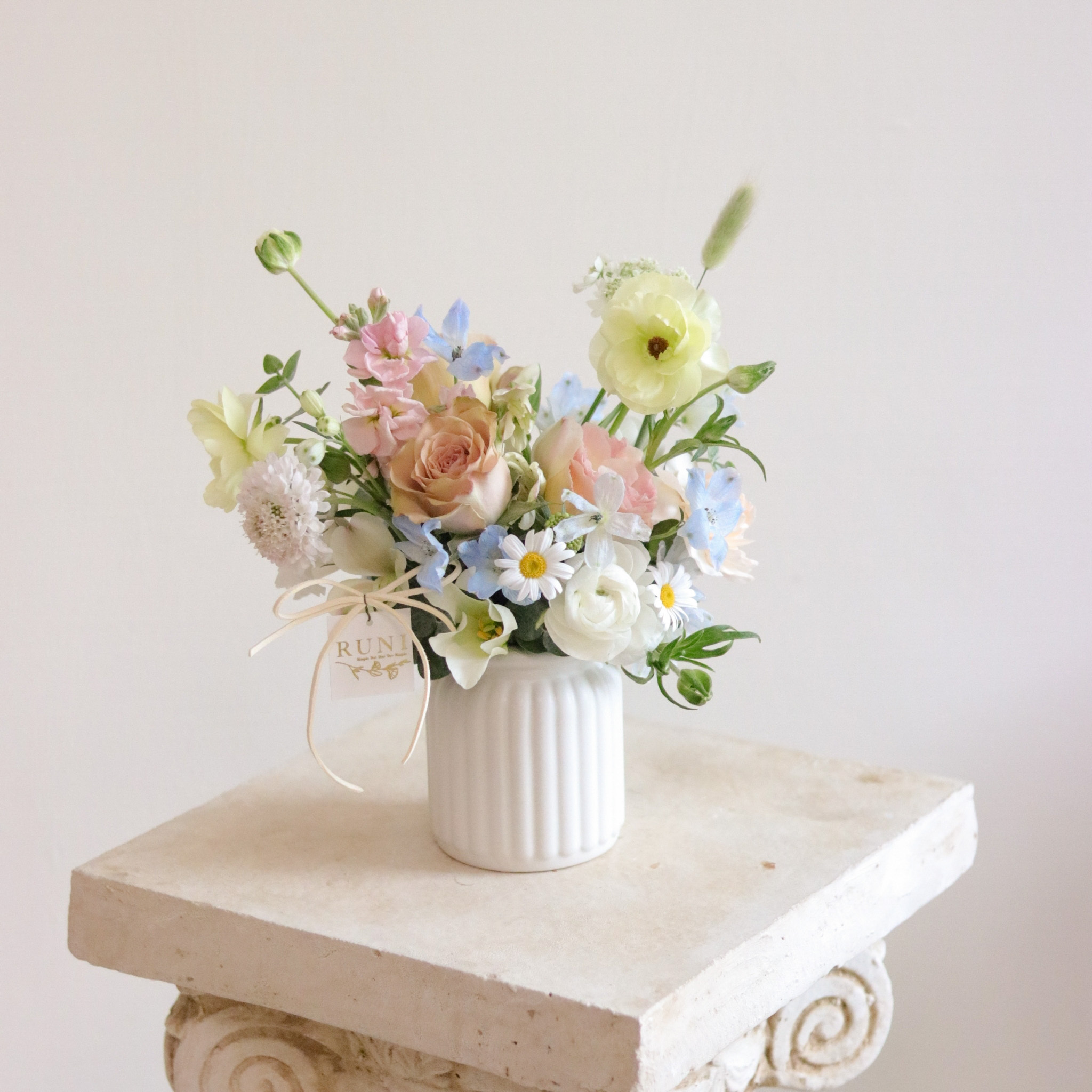RUNI Flowers -泡泡繽紛色系桌花